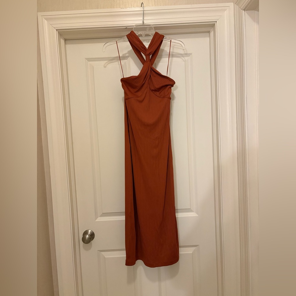 NWT - CLUB MONACO Women's Verigated Rib Knit Dress - Picture 9 of 12